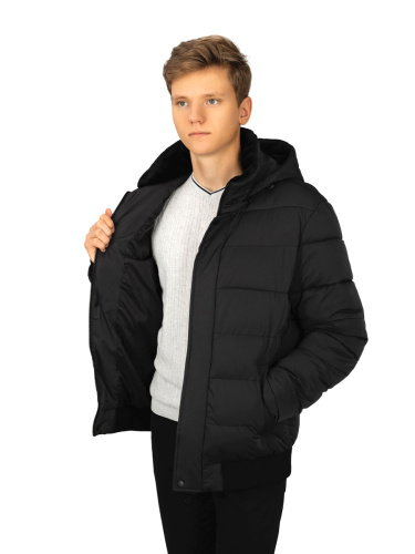 Куртка зимняя мужская Merlion Roman (т.серый) фото 7