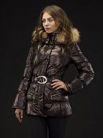 Пух. жен. Нимфа енот натур. (шоколад)