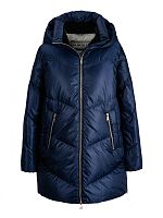Пуховик женский UNIQA 121007 (темно-синий)