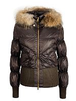 Пух. жен. Ферана енот натур. (шоколад)