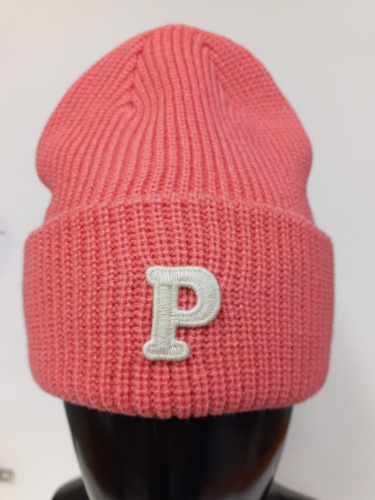 Шапка P 26041 коралловый фото 2