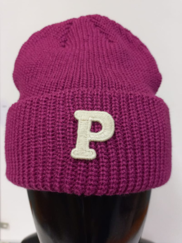 Шапка P 26041 малиновый фото 2