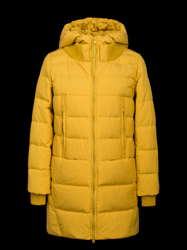 Жен. Пуховик В007581 GOLDEN GLOW (Желтый)
