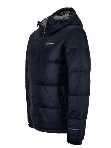 Пуховик C 8028 темно-синий фото 2